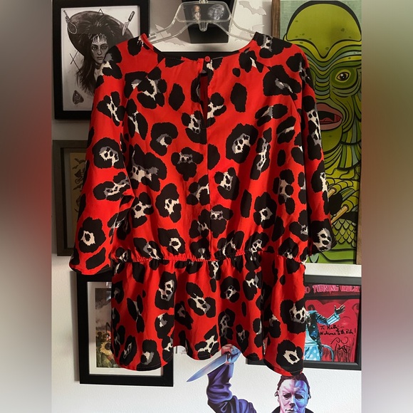 Boohoo Orange Leopard Print size 16 - Picture 2 of 6